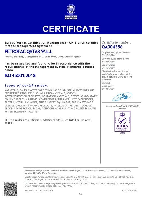 ISO 45001 2018